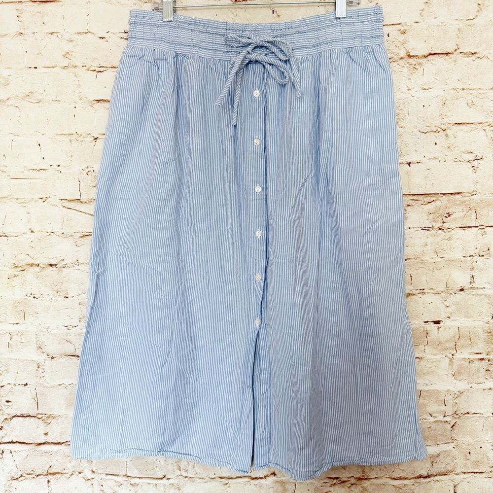 ASOS striped cotton skirt